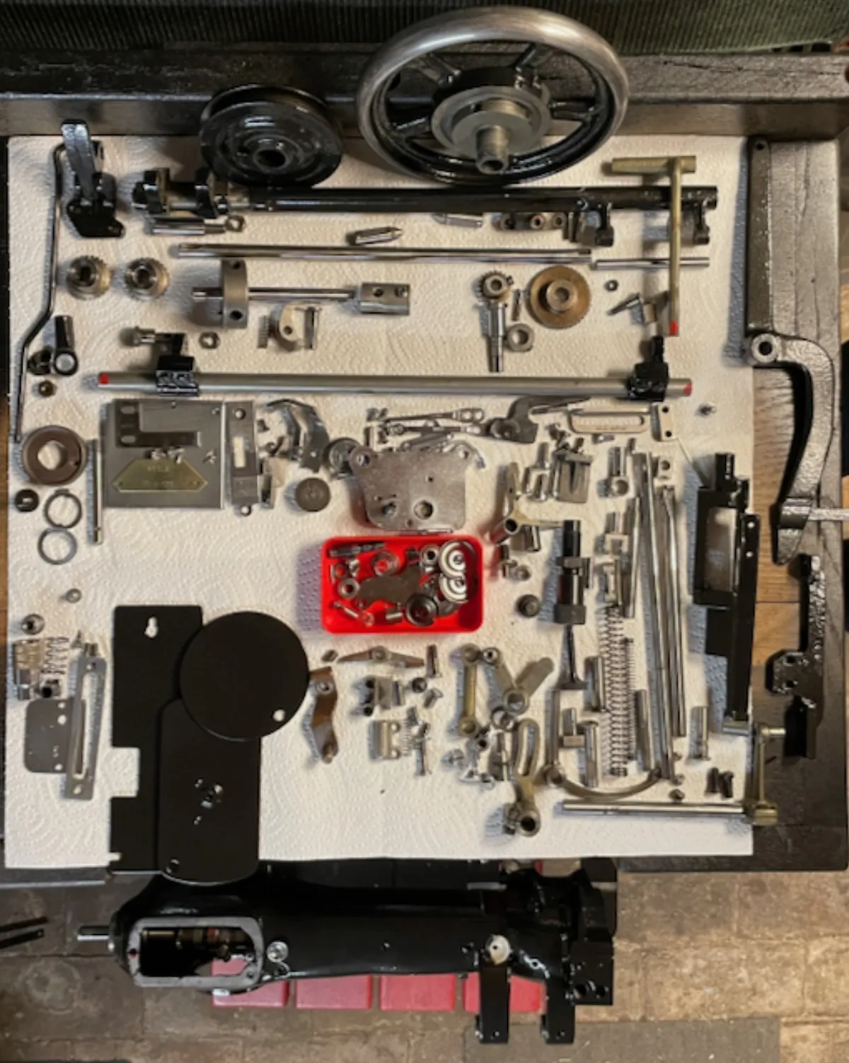 Pfaff 145 P-6C H3 – Zerlegt